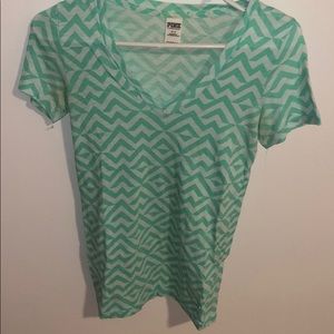 VS PINK V-Neck Pajama Shirt